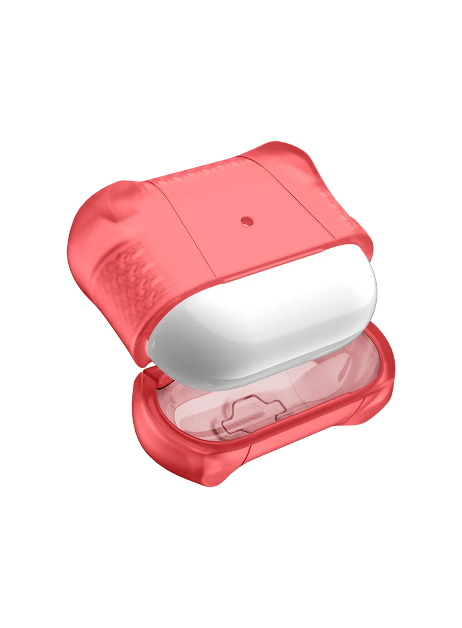 Itskins Spectrum Frost Series Case For Airpods 3 - Coral - Tashqila Itskins Spectrum Frost Series Case For Airpods 3 - Coral - Tashqila